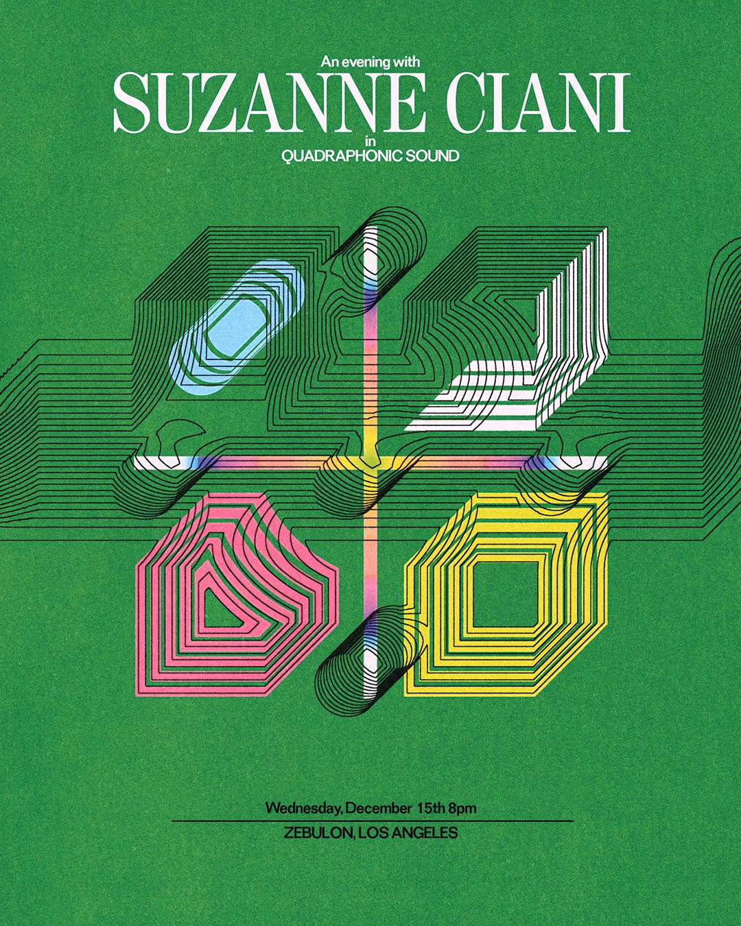 A concert poster for a LA show. Image from Twitter.