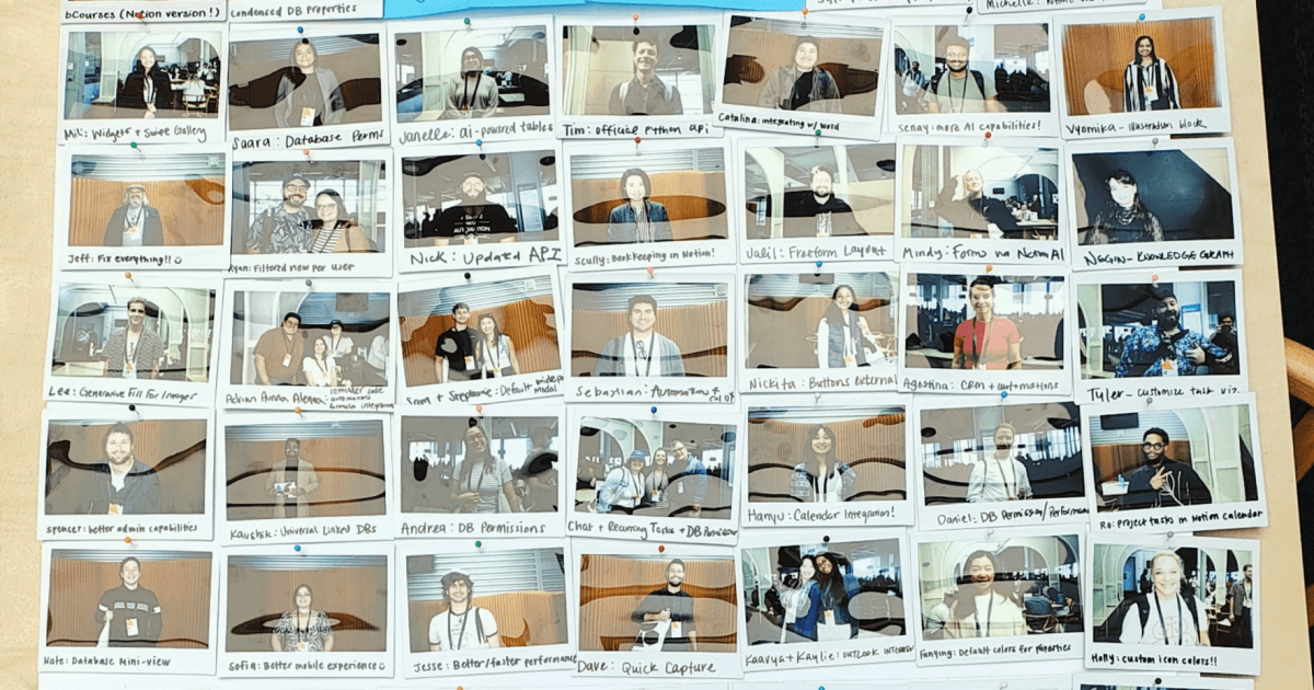 At Make with Notion, we took full advantage of the opportunity to speak with our users directly at the Feedback Corner. All comers were asked one question: “What should we build in 2025?”